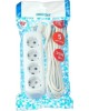 Удлинитель с заземлением SMARTBUY (SBE-16-4-05-Z) 4 гнз х 5,0 м (16А/3.5кВт, ПВС 3х1.0)