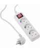 BURO Сетевой удлинитель BU-PS3.3/W 3м (3 розетки) белый (пакет ПЭ)