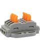 Клемма REXANT (07-6263-5) Клемма СМК 222-423P проходная 3 полюса, с монтажной площадкой (0,08-4 мм ), серая (блистер 5 шт./уп.)