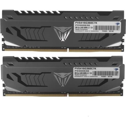 PATRIOT Модуль памяти DIMM DDR4-3600 16GB (8GBx2) PVS416G360C7K PATRIOT Модуль памяти DIMM DDR4-3600 16GB (8GBx2) PVS416G360C7K