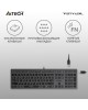 A4TECH Клавиатура Fstyler FX60H, USB, серый [fx60h grey/white]