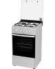 DARINA Плита Газовая 1В GM 441 002 W белый (металлическая крышка) реш.сталь