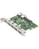 Контроллер EXEGATE EXE-317 (PCI-E 2.0, 5*USB3.0 ext + 2*USB3.0 int, разъем доп.питания, OEM) EX283717RUS