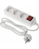 BURO Сетевой удлинитель BU-PS3.1/W 1.5м (3 розетки) белый (пакет ПЭ)