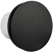 Вентилятор вытяжной GFMARK 50047 Вытяжной вентилятор, D - 100 мм, с обратным клапаном и москитной сеткой, круглый, закрытый, из АБС пластика, цвет ЧЕРНЫЙ