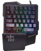 OKLICK Игровой блок Оклик 701G IRON FIST черный USB for gamer LED (подставка для запястий) (1196590)