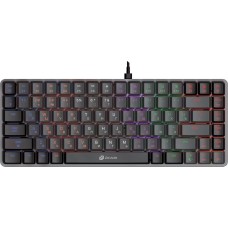 OKLICK Клавиатура Оклик K615X механическая серый/серебристый USB slim Multimedia for gamer LED (1934413)