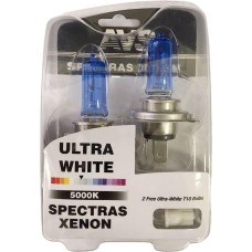 AVS Газонаполненные лампы SPECTRAS Xenon 5000K H4 12V 65/75W, комплект 2+2 (W5W) шт