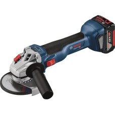 BOSCH Угловая шлифмашина GWS 18V-10, аккумуляторная, с 2 АКБ [06019j4004]