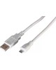 Дата-кабель REXANT (18-1164) Кабель USB-micro USB/PVC/white/1,8m/REXANT