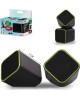 Компьютерная акустика SMARTBUY (SBA-2580) CUTE 6Вт/USB черно-зеленая