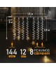 Электрогирлянды NEON-NIGHT (235-036) Гирлянда Светодиодный Дождь 1, 5х1, 5м тепло-белый