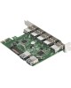 Контроллер EXEGATE EXE-317 (PCI-E 2.0, 5*USB3.0 ext + 2*USB3.0 int, разъем доп.питания, OEM) EX283717RUS