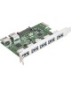 Контроллер EXEGATE EXE-317 (PCI-E 2.0, 5*USB3.0 ext + 2*USB3.0 int, разъем доп.питания, OEM) EX283717RUS