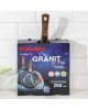 Сковорода КУКМОР сгг263а а/пр литая 26см съемн/руч стекл/кр Granit ultra blue