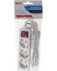 BURO Сетевой удлинитель BU-PS3.1/W 1.5м (3 розетки) белый (пакет ПЭ)