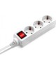 BURO Сетевой удлинитель BU-PS3.1/W 1.5м (3 розетки) белый (пакет ПЭ)