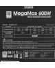 ZALMAN Блок питания 600W MegaMax V2 (ATX v2.3, APFC, 120mm Fan, 80+) (ZM600-TXII)