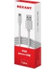 Дата-кабель REXANT (18-1164) Кабель USB-micro USB/PVC/white/1,8m/REXANT