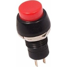 REXANT (36-3070) ВЫКЛЮЧАТЕЛЬ-КНОПКА ON-OFF 250V 1А (2С), КРАСНАЯ