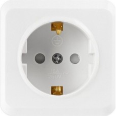 Розетка SMARTBUY (SBE-03w-16-S1-Z) Юпитер, 1-местная, белый