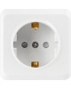 Розетка SMARTBUY (SBE-03w-16-S1-Z) Юпитер, 1-местная, белый