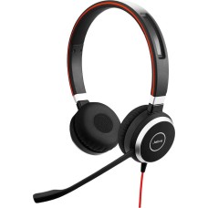JABRA Гарнитура Evolve 40 MS, для контактных центров, накладные, проводные USB/3,5 мм, черный [6399-823-109]