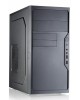 FOXLINE Корпус Minitower FL-733 450W black (mATX, 2xUSB2.0, 450W, w/pwr cord, w/o FAN) (FL-733-FZ450R)
