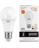 GAUSS Упаковка ламп LED E27, груша, 10Вт, 10 шт. [23210]