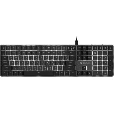 OKLICK Клавиатура Оклик K953X механическая черный/серый USB Multimedia LED (1901086)