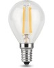 GAUSS Лампа светодиодная Filament 11Вт цок.:E14 шар 220B 2700K св.свеч.бел.теп. (упак.:10шт) (105801111)