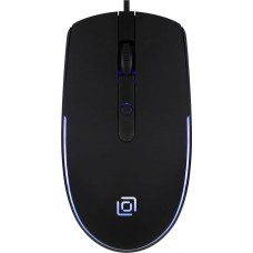 OKLICK Мышь Оклик 100M черный оптическая 1600dpi USB для ноутбука 4but (1909417)