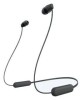 SONY Наушники WI-C100, Bluetooth, внутриканальные, синий [wi-c100/lz]