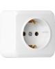 Розетка SMARTBUY (SBE-03w-16-S1-Z) Юпитер, 1-местная, белый