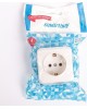 Розетка SMARTBUY (SBE-03w-16-S1-Z) Юпитер, 1-местная, белый