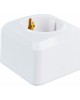 Розетка SMARTBUY (SBE-03w-16-S1-Z) Юпитер, 1-местная, белый