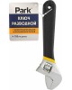 PARK Ключ разводной с измерительной шкалой и прорезиненной ручкой, 15 см