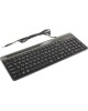 A4TECH Клавиатура Fstyler FK25 черный/серый USB slim