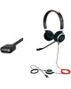 JABRA Гарнитура Evolve 40 MS, для контактных центров, накладные, проводные USB/3,5 мм, черный [6399-823-109]