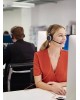 JABRA Гарнитура Evolve 40 MS, для контактных центров, накладные, проводные USB/3,5 мм, черный [6399-823-109]