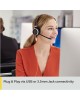 JABRA Гарнитура Evolve 40 MS, для контактных центров, накладные, проводные USB/3,5 мм, черный [6399-823-109]
