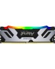KINGSTON Память DDR5 16GB 6800MHz KF568C36RSA-16 Fury Renegade Silver XMP RGB RTL Gaming PC5-54400 CL36 DIMM 288-pin 1.4В kit с радиатором Ret KINGSTON Память DDR5 16GB 6800MHz KF568C36RSA-16 Fury Renegade Silver XMP RGB RTL Gaming PC5-54400 CL36 DIMM 288-pin 1.4В kit с радиатором Ret