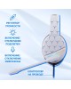 OKLICK Гарнитура игровая HS-L710G, для компьютера, мониторные, проводные, белый / черный [1978693]