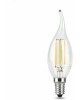 GAUSS Лампа филам. Filament 5Вт цок.:E14 свеча 220B 4100K св.свеч.бел.нейт. (упак.:10шт) (104801205)