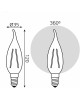 GAUSS Лампа филам. Filament 5Вт цок.:E14 свеча 220B 4100K св.свеч.бел.нейт. (упак.:10шт) (104801205)