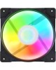 GMNG Вентилятор для корпуса GG-CF120FRGB1-PWMBK RGB 120х120x25 черный 4-pin 26дБ Ret