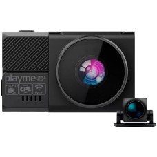 PLAYME Видеорегистратор Force dual черный 1920x1080 1080p 140гр. MSTAR 8339