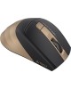 Беспроводная мышь A4TECH Fstyler FG35 золотистый/черный