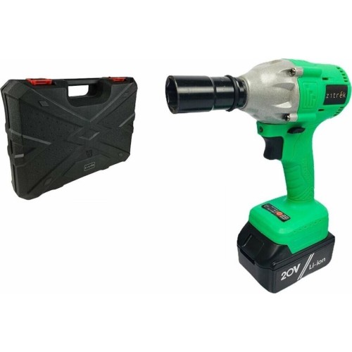 Гайковерт аккумуляторный ZITREK Crusher 20-Li (20В, Li-ion аккумулятор 2шт, ЗУ, кейс) 063-4079 Гайковерт аккумуляторный ZITREK Crusher 20-Li (20В, Li-ion аккумулятор 2шт, ЗУ, кейс) 063-4079