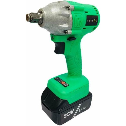 Гайковерт аккумуляторный ZITREK Crusher 20-Li (20В, Li-ion аккумулятор 2шт, ЗУ, кейс) 063-4079 Гайковерт аккумуляторный ZITREK Crusher 20-Li (20В, Li-ion аккумулятор 2шт, ЗУ, кейс) 063-4079